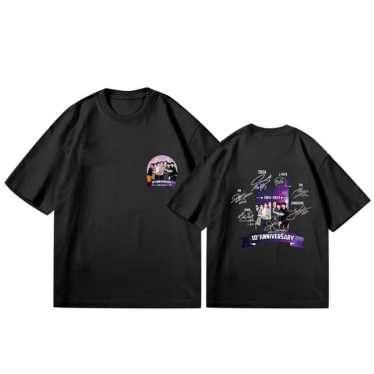 BTS Festa 10th Anniversary Festa Support T-shirt