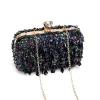 Sequined Silk Banquet Handbag