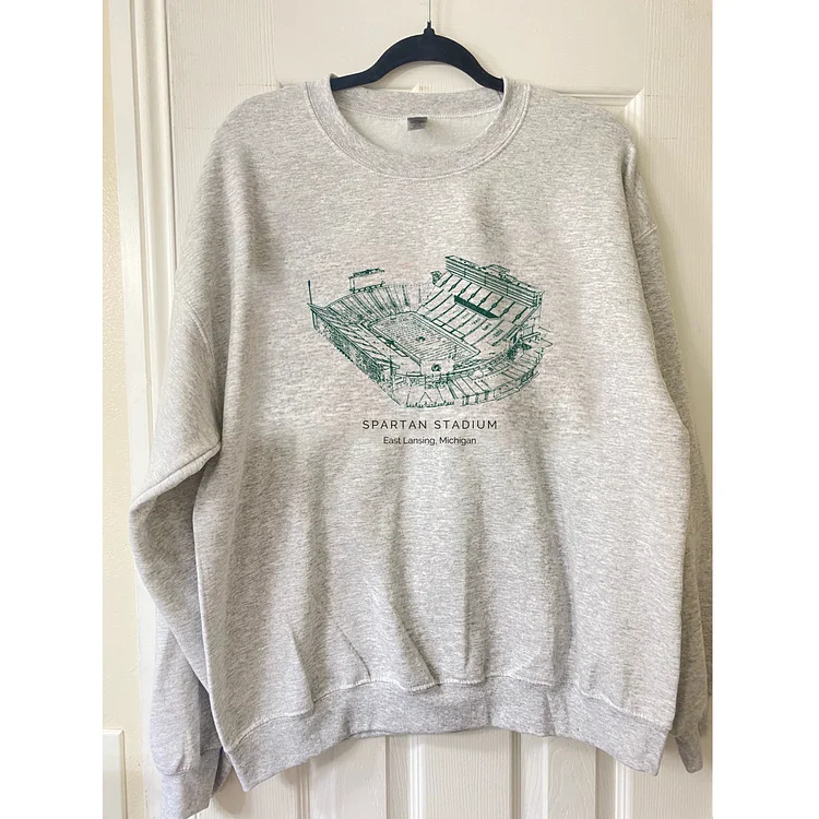 Michigan State Stadium Crewneck Sweatshirt