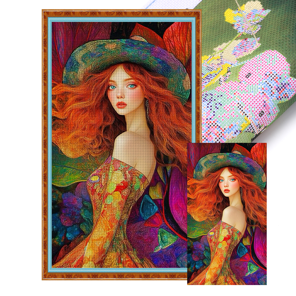 Witch Full 11CT Pre-stamped Canvas(40*70cm) Cross Stitch