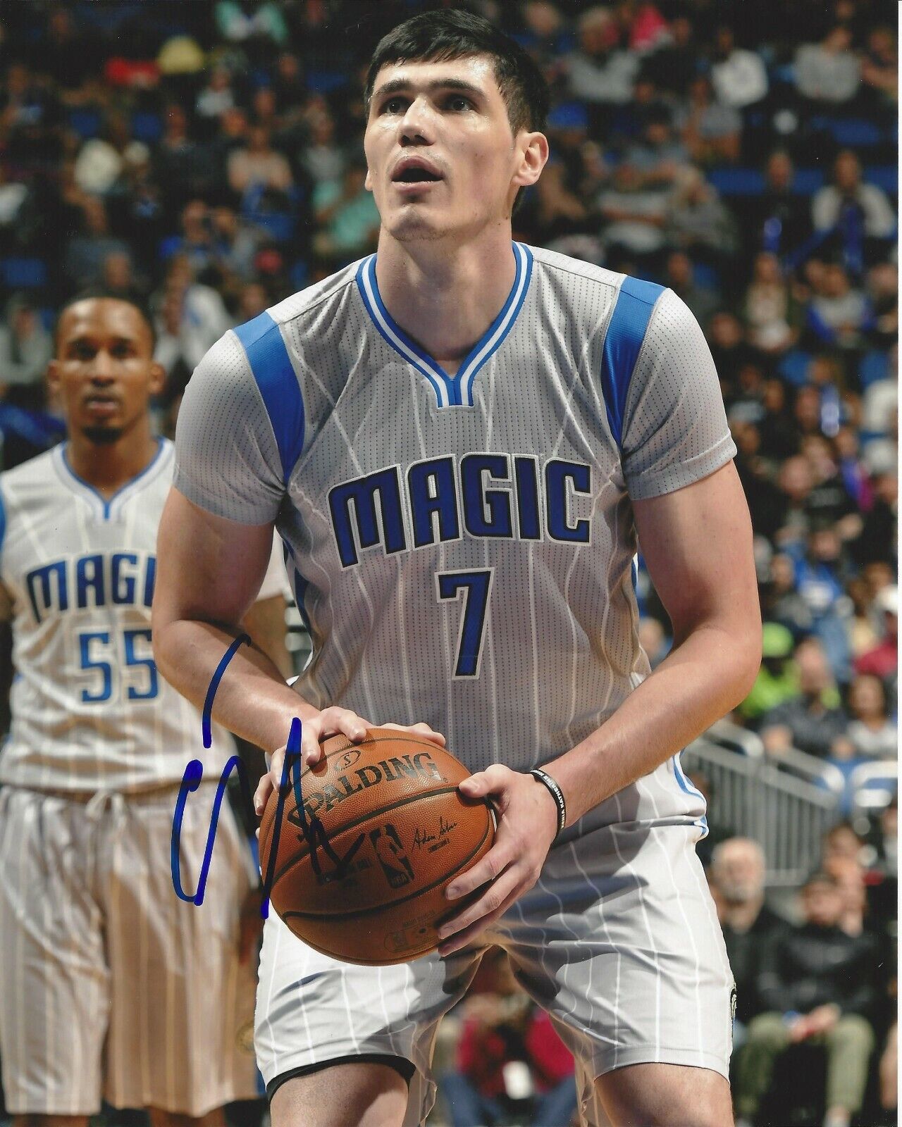 Ersan Ilysova Autographed 8x10 Orlando MagicA900