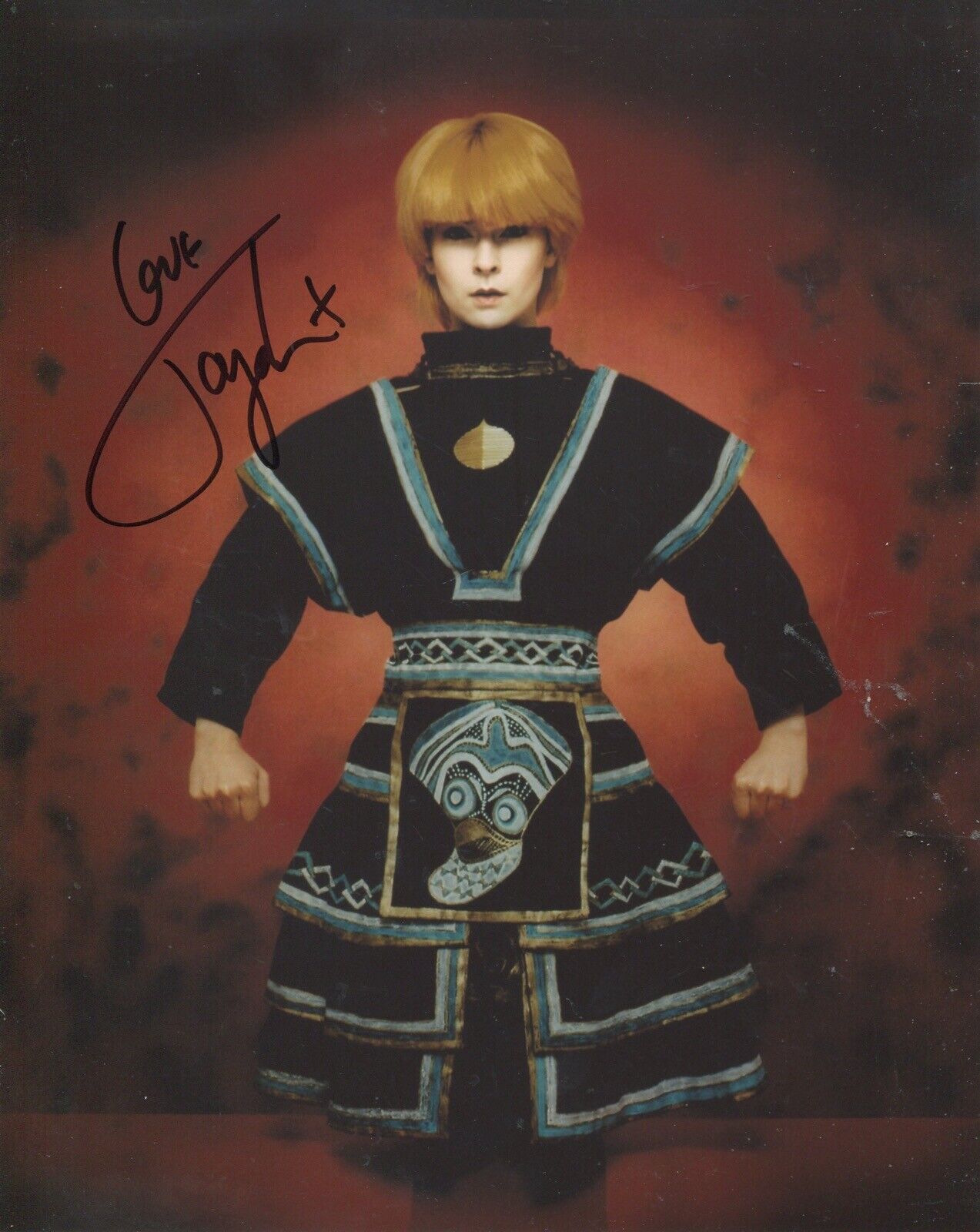 Pop & Punk star TOYAH signed 8x10 Photo Poster painting - IMAGE No17