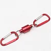 Outdoor lure fishing magnetic telescopic buckle, magnetic quick-release outdoor carabiner, elastic lanyard, anti-loss wrist strap buckle