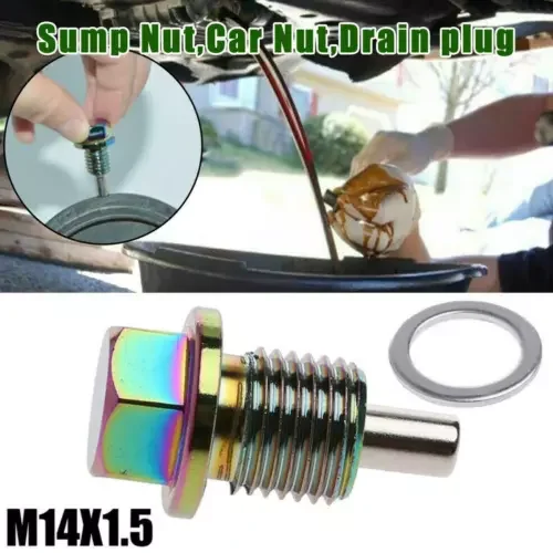 Dronehint M14x1.5 Car Engine Parts Magnetic Oil Drain Plug Screw Nut Kit Car Accessories (For: Mini) Parts