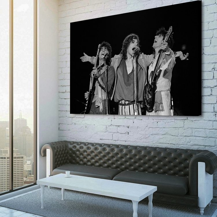 The Rolling Stones Live Concert Canvas art MusicWallArt
