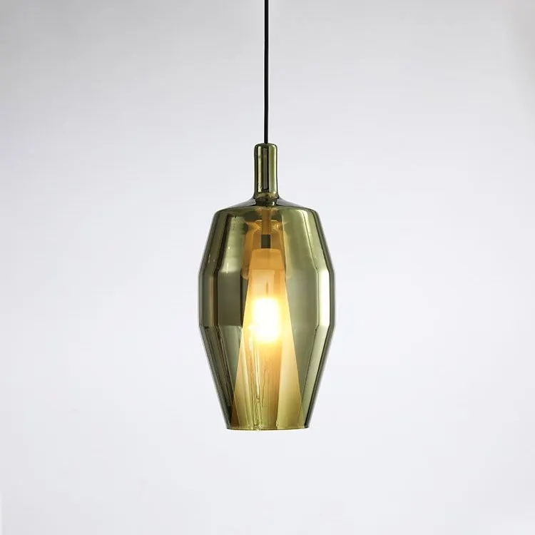 Modern Colorful Glass Pendant Lamp for Dining Table