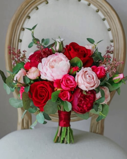 

Bouquet Of Flowers – Paint By Numbers - 40*50CM, 501 Original