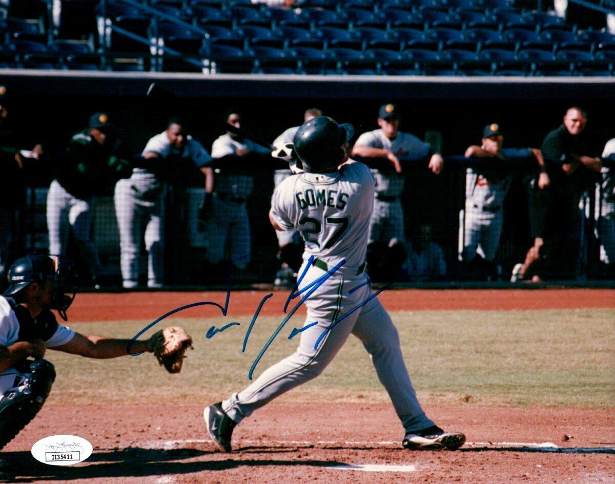 Jonny Gomes Signed Autographed 8X10 Photo Poster painting Tampa Bay Rays JSA II35411