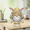 Diamond Painting Acrylic Yellow Gnome Diamond Painting Desktop Ornaments
