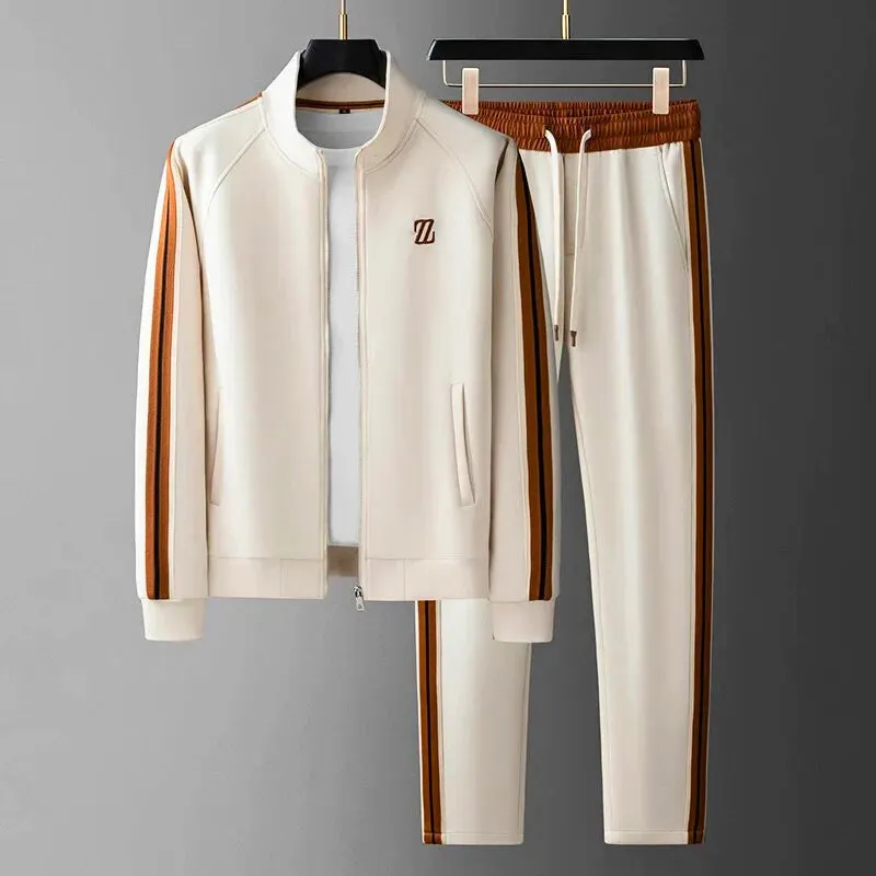 Men's Funnel Neck Tracksuit &ndash; Zip Jacket & Drawstring Trousers &ndash; view 2