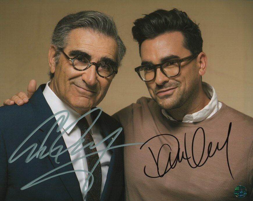 DANIEL LEVY, EUGENE LEVY Autographed Original 8x10 Photo Poster painting LOA TTM