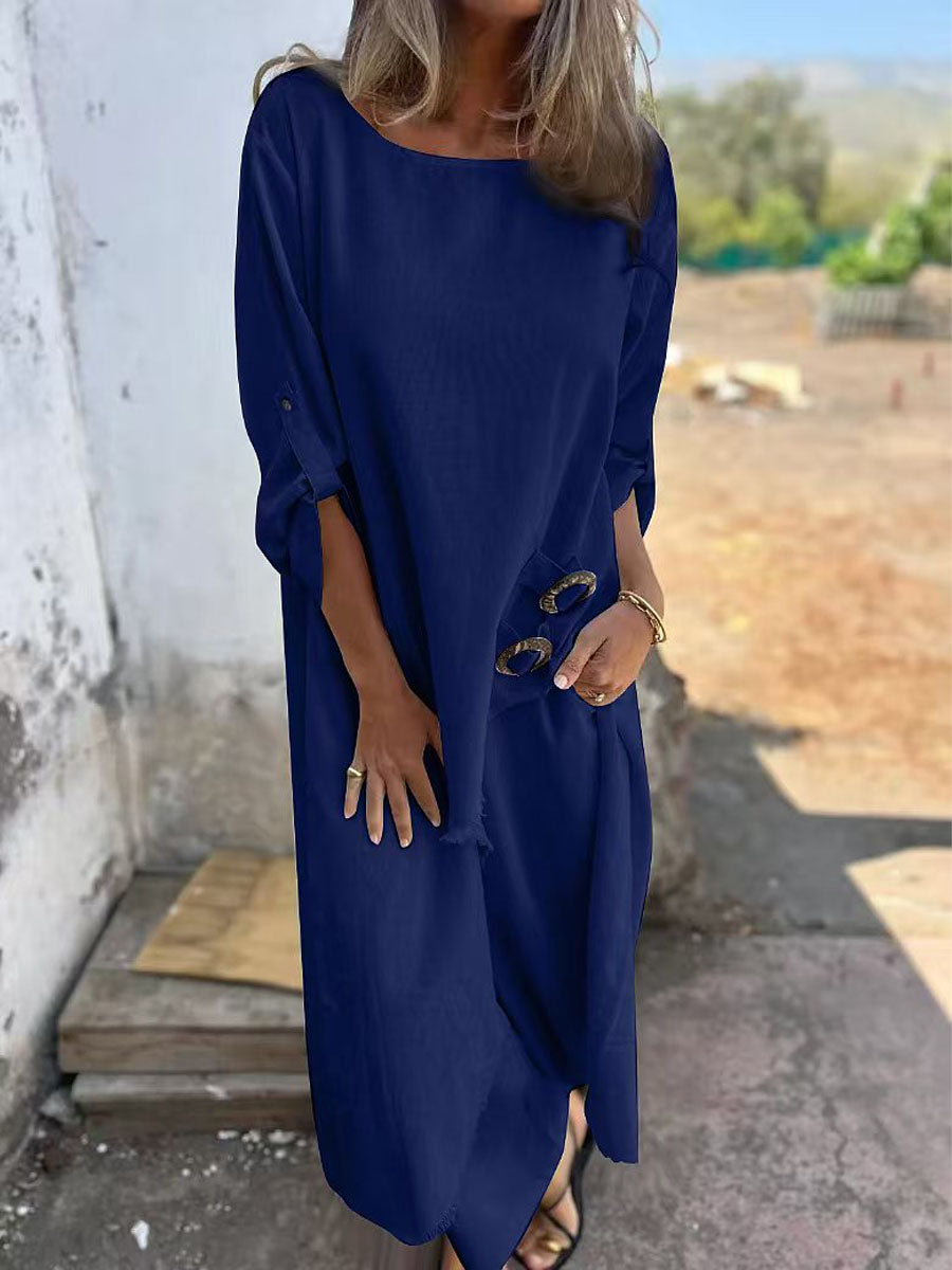 Women's Solid Color Casual Elegant Stylish Top And Pants Suit