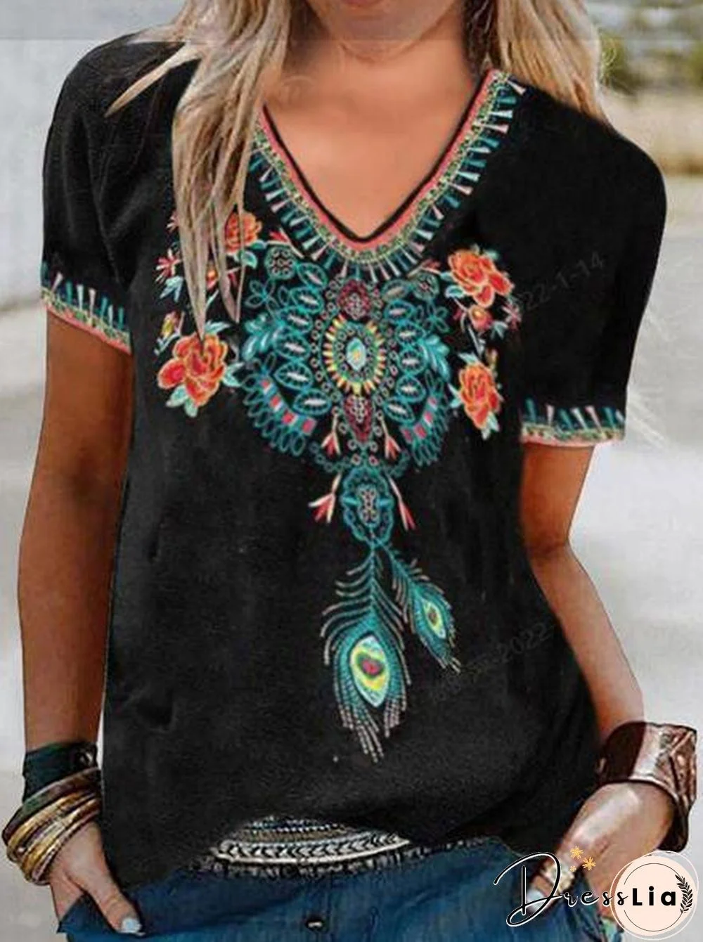 Casual Regular Fit Satin Short sleeve tops