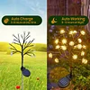 Outdoor Waterproof Cherry Blossom Multicolor Solar Garden Lights