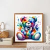 Diamond Painting-DIY Full Round Drill Cute Color Bear