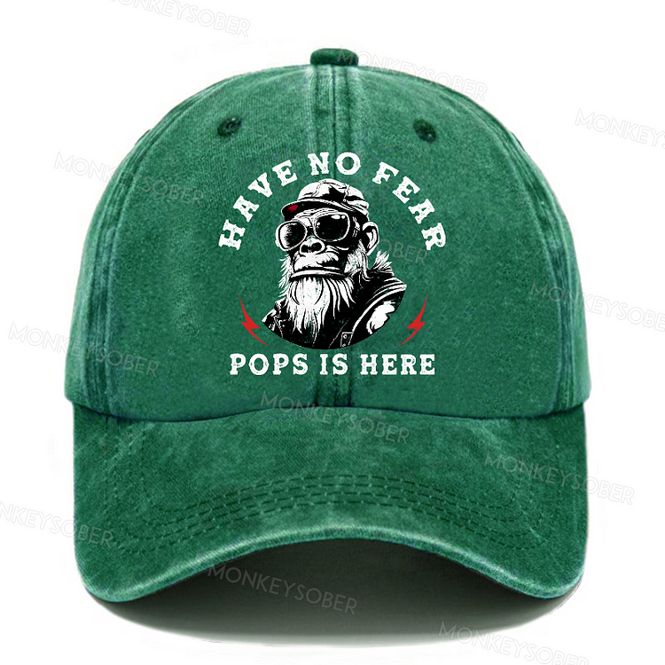 Have No Fear Pops Is Here  Washed Baseball Caps
