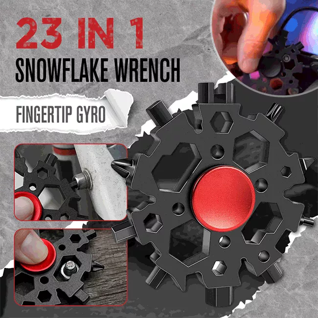 Fingertip Gyro Multifunctional Snowflake Wrench