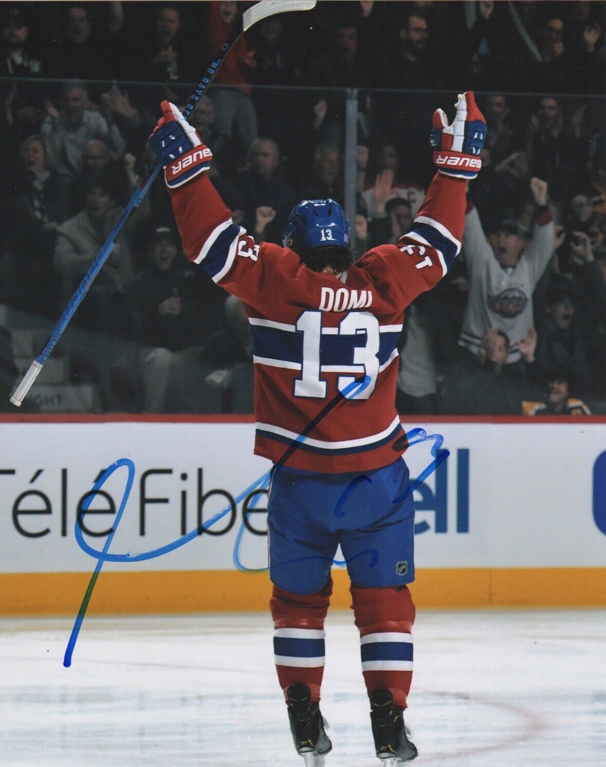 Montreal Canadiens Max Domi Signed Autographed 8x10 NHL Photo Poster painting COA #4