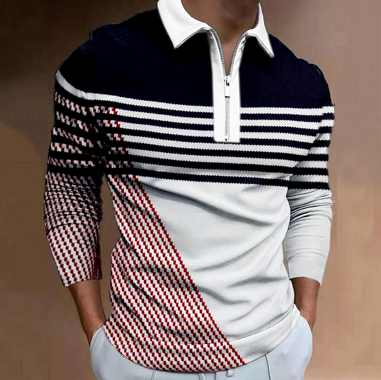 Men's Lapel Polo Shirt
