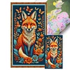 (Big Size)Fox - 14CT Stamped Cross Stitch - 40*70cm - Animal