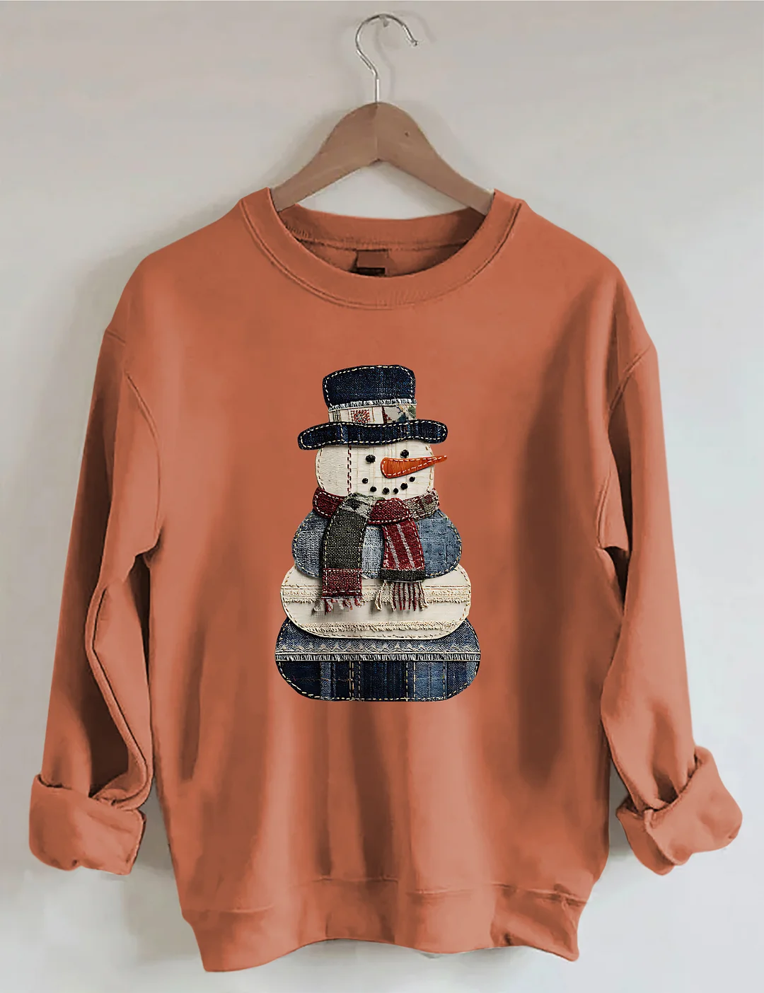 Patchwork Christmas Sweatshirt