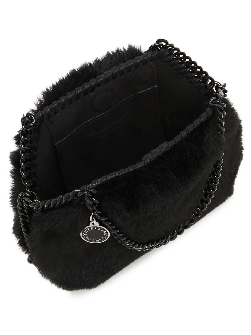 Stella McCartney Mini Faux Fur Shoulder Bag