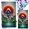 (40*70cm)Flower Girl - Full Round Drill Diamond Painting