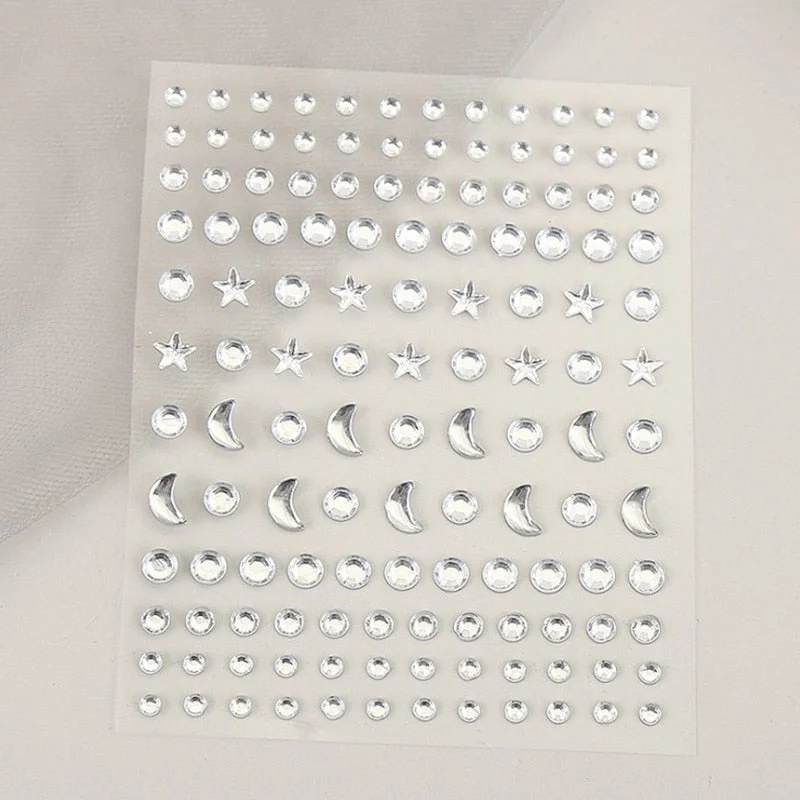 Glitter Face Jewels Sticker Temporary Tattoo Party Face Makeup Tools Rhinestones Flash Tattoo Stickers Fake Diamond