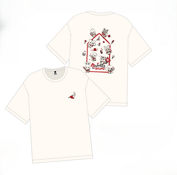 Ateez Aniteez In The Calling Cream T-Shirt