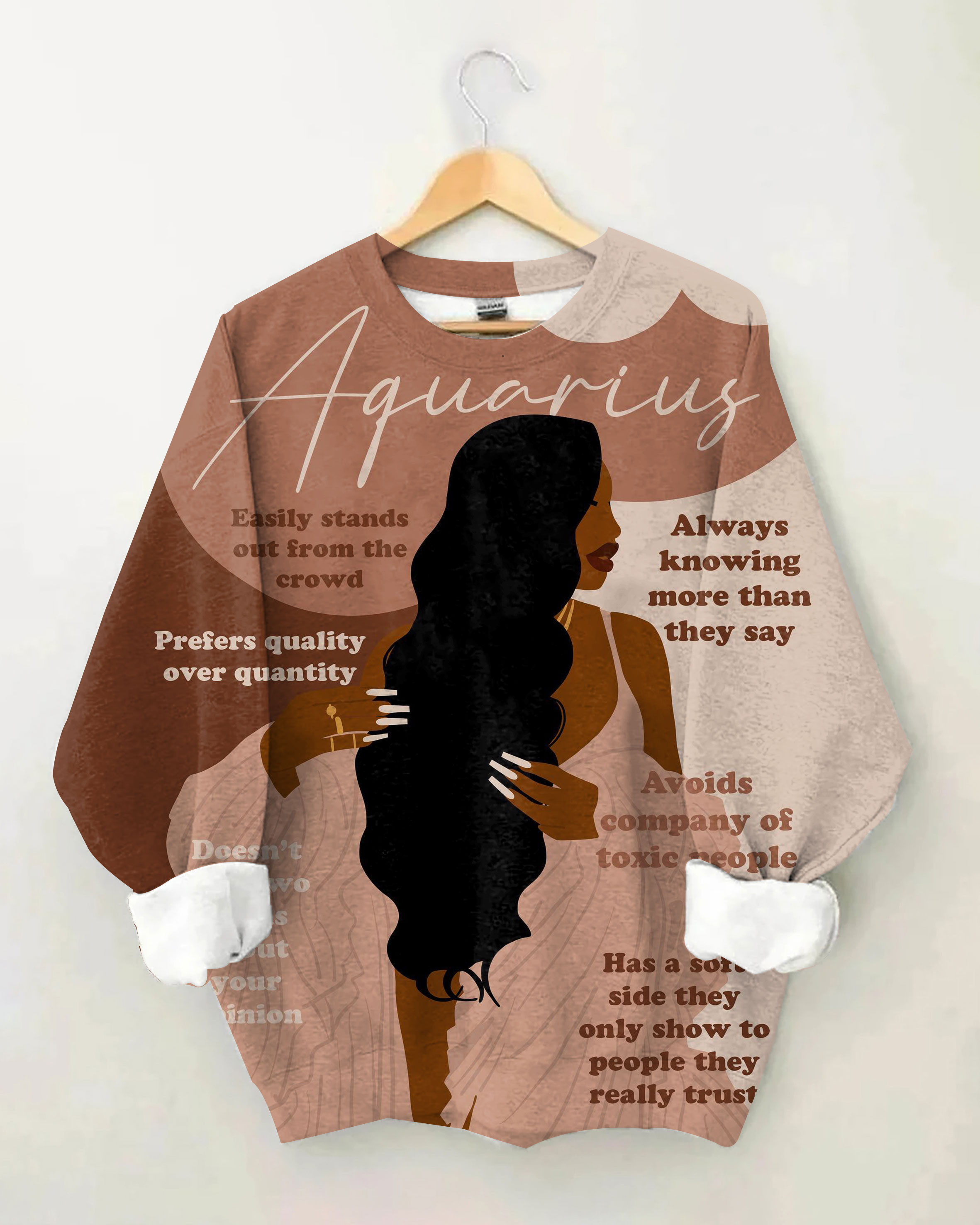 Aquarius Girly Season Unisex Long Sleeve Sweatshirt