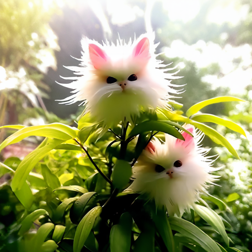 🔥Amazing Plants! 🌈🐱Cat's eye dazzle×Pink long ears cat