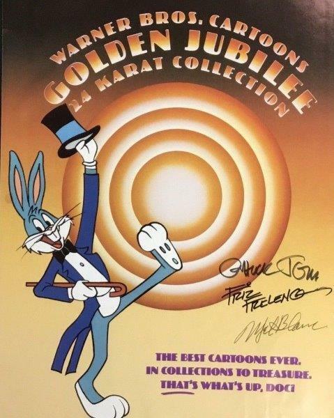 REPRINT - BUGS BUNNY Mel Blanc - Friz Freleng Signed 8 x 10 Photo Poster painting RP