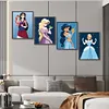 4pcs Diamond Painting -DIY Round Drill Princess