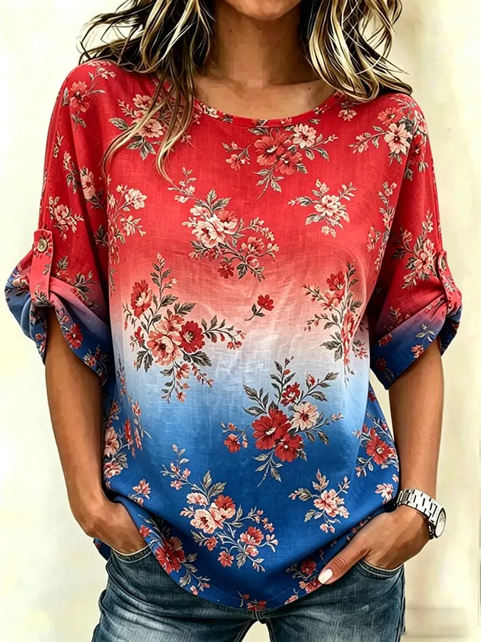 Women's American 250th Art Print Shirt 
