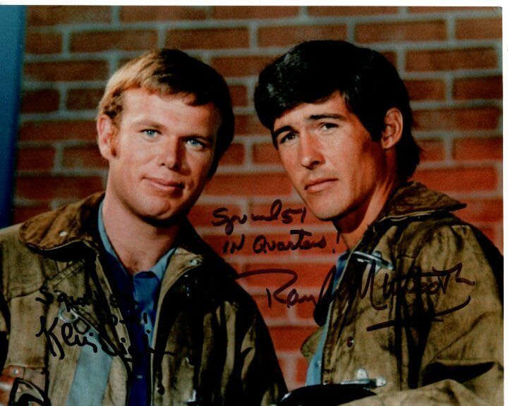 RANDOLPH MANTOOTH and KEVIN TIGHE signed autographed EMERGENCY! Photo Poster painting