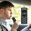 Breathalyzer with LCD Display and 5 Mouthpieces Portable Breath Alcohol Tester