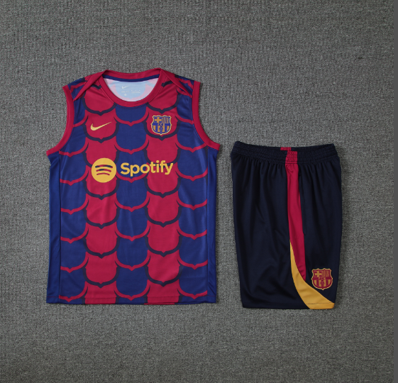 24/25 Barcelona Vest Training Kit Football Shirt Thai Quality
