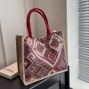 Stylish Geometric Women's Shoulder Tote Bag