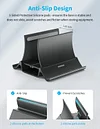 Desktop Laptop Stand - Versatile Vertical Laptop Stand Holds Three Devices | Perfect MacBook Stand Docking Station