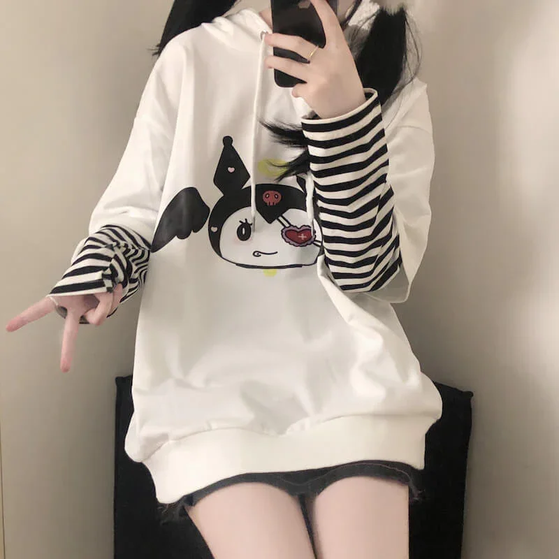 Evil Kuro Stripes Hoodie