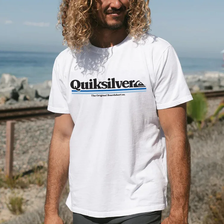 Men's Casual Surf Short Sleeve T-Shirt f443
