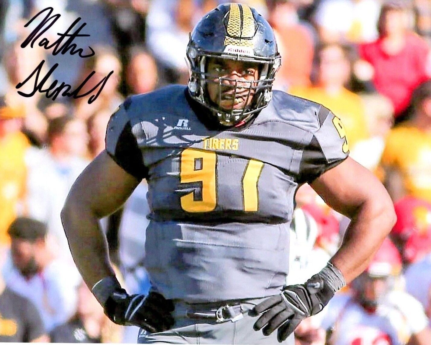 Nathan Shepherd Ft Hays State Hand signed autographed 8x10 football Photo Poster painting d