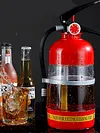 1.5L Beer Barrels Acrylic Fire Extinguisher Shape Liquor Dispenser Bar Accessory