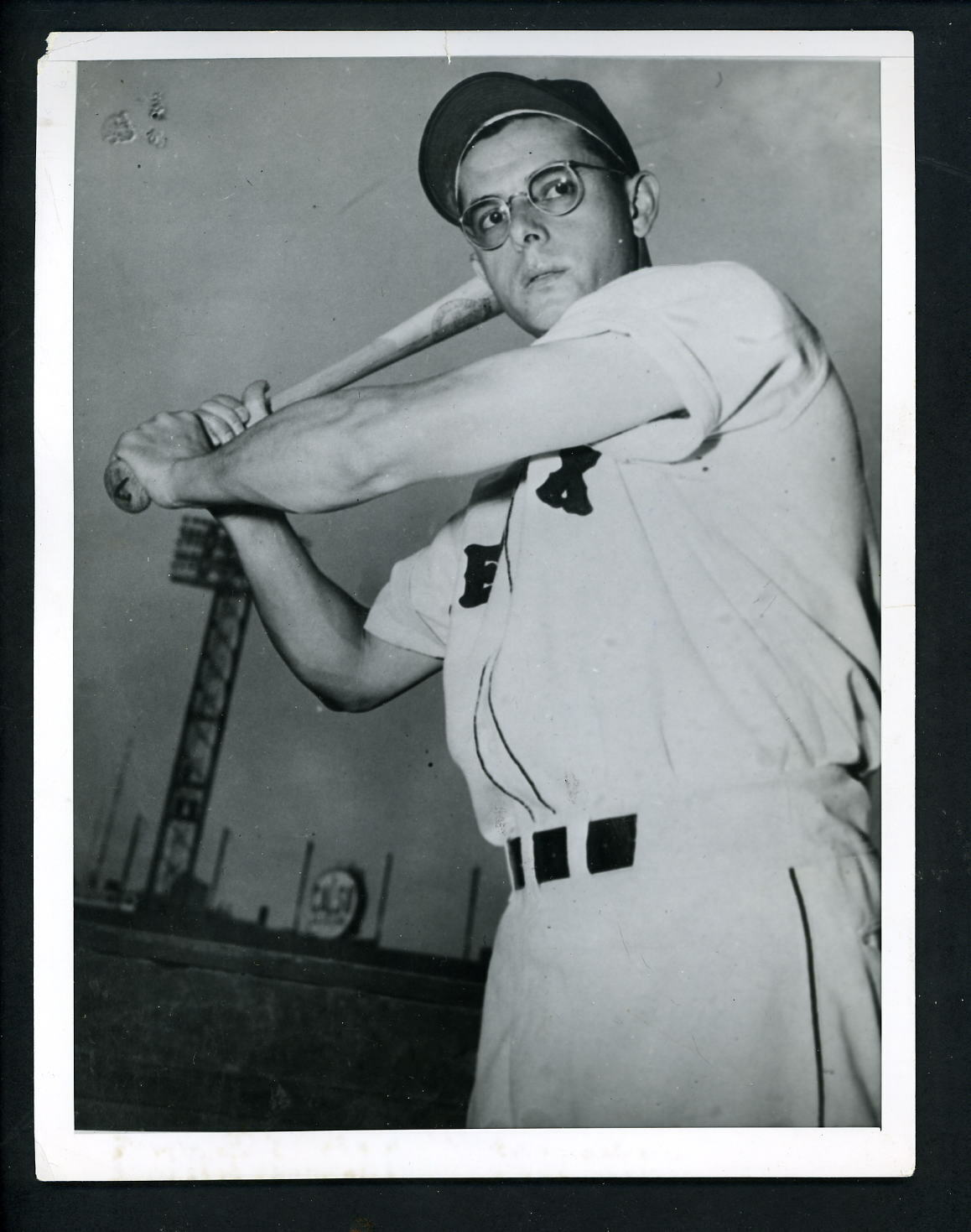 Dom DiMaggio circa 1950 Type 1 Press Photo Poster painting Boston Red Sox