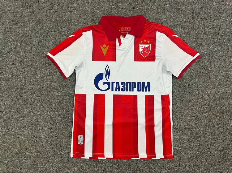 2025-26 New Season-Red Star Home Jersey-Fans Edition