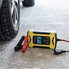 ABS Smart Battery Trickle Charger 12V 6A Automatic Smart Car Battery Charger with LCD Display Temperature Monitoring for Truck Motorcycle Boat SUV ATV and More