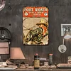 Fort Worth - Vintage Metal Signs - 20*30cm/30*40cm - Western