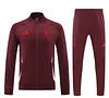 Joyfball 2024/2025 Bayern Munich Long Zipped Jacket Maroon Football Jersey 1:1 Thai Quality 