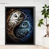 （AB/Round Drills)Owl-Full Diamond Painting 40*55CM