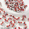 Red Serie Ceramic Beads DIY Bracelet Necklace Accessories